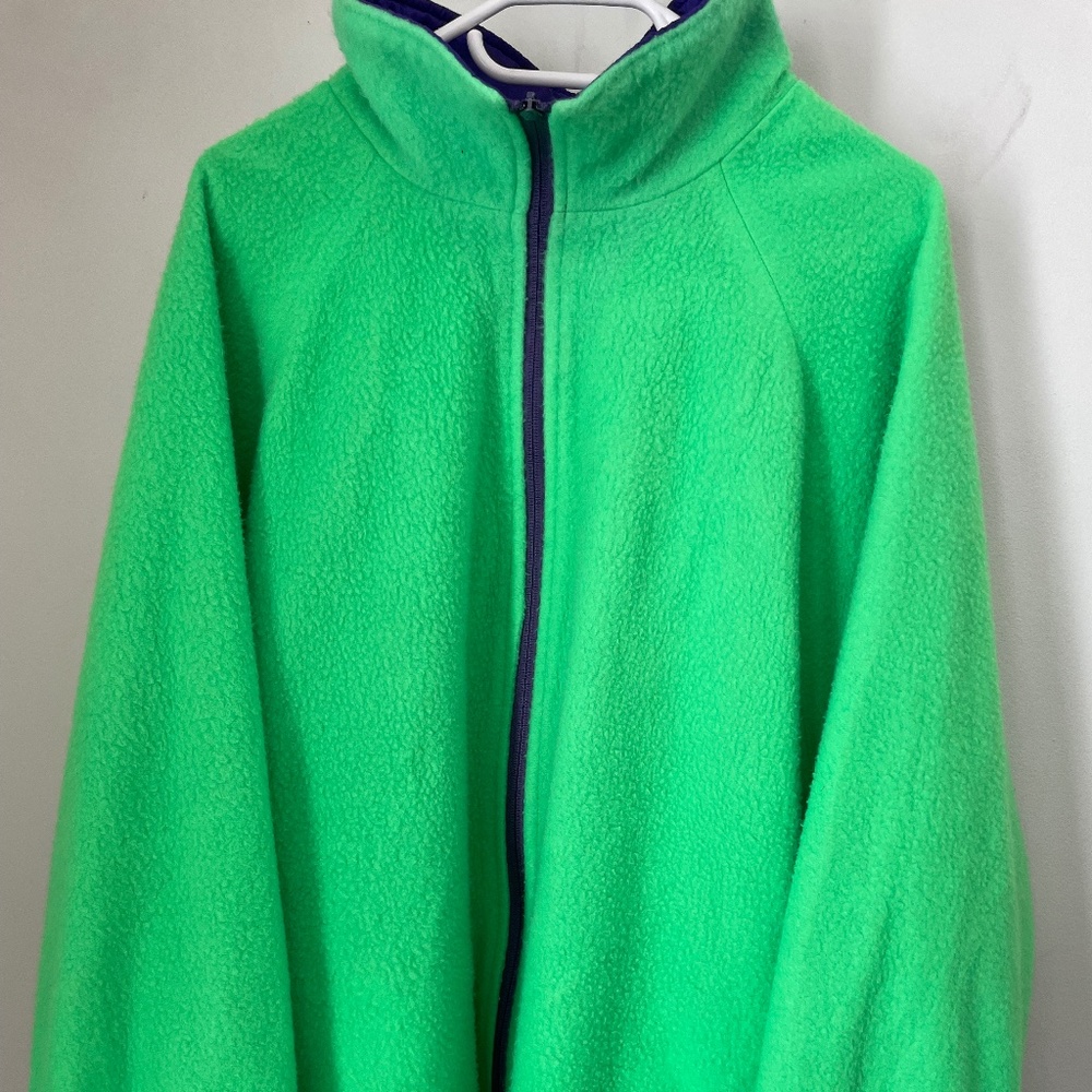 Retro Reversible Fleece lined windbreaker